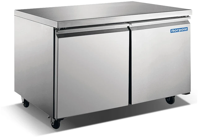 Alt view image 2 of 4 - Commercial 60 in. 15 cu. ft. Under Counter Refrigerator in Stainless Steel