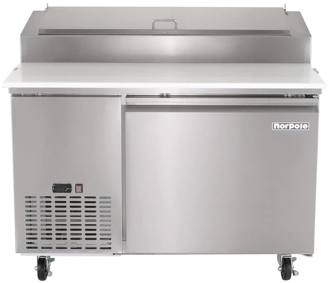 Main image of Commercial 13.8 cu. ft. Single Door Pizza Refrigerator in Stainless Steel