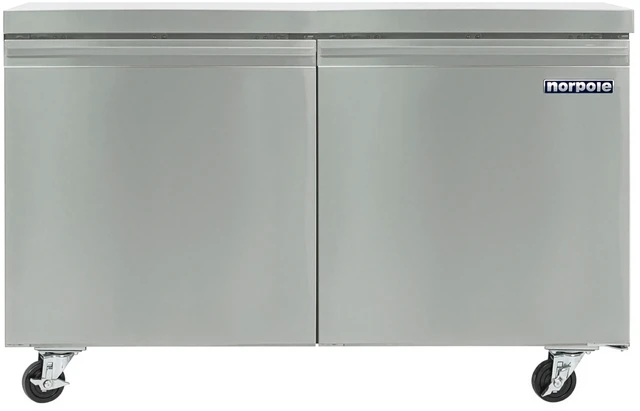 Main image of Commercial 60 in. 15 cu. ft. Under Counter Refrigerator in Stainless Steel