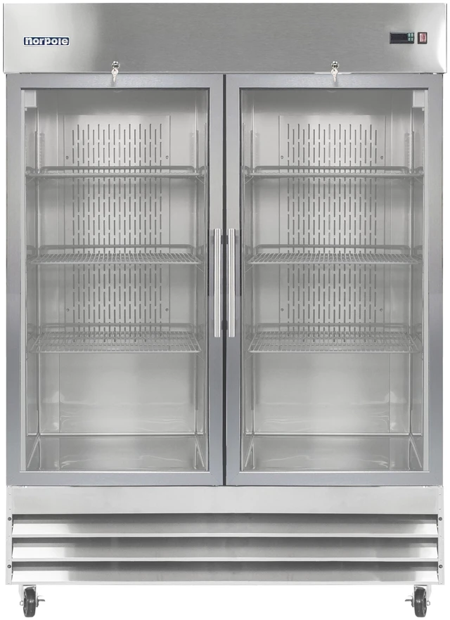 Main image of Commercial 54 in. 48 cu. ft. Frost Free 2-Door Freezer in Stainless Steel