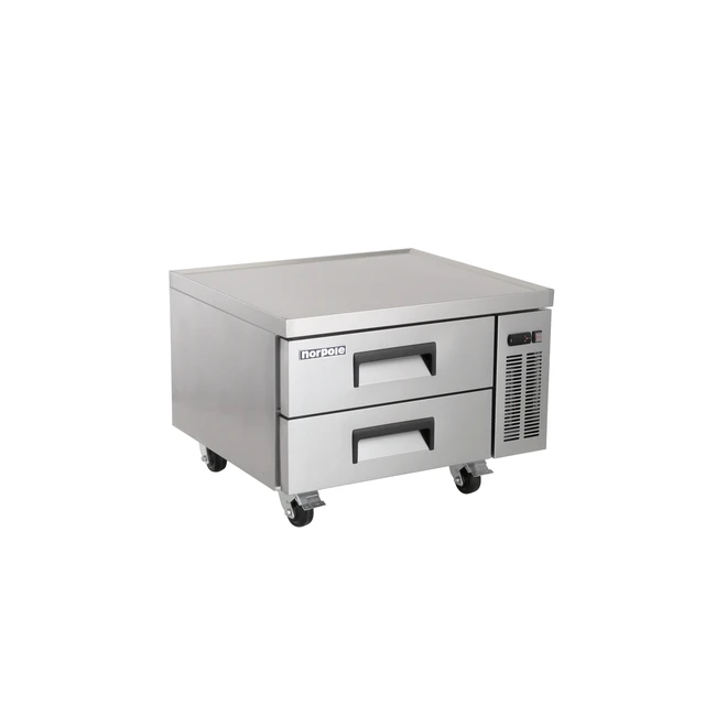 Alt view image 3 of 6 - Commercial 36 in. 29 cu. ft. Chef Base Refrigerator in Stainless Steel
