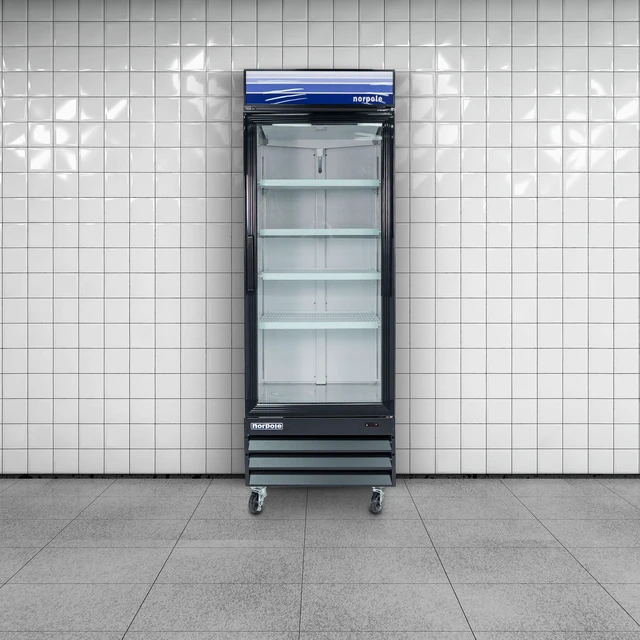 Alt view image 5 of 5 - Commercial 23 cu. ft. Frost Free Upright Freezer in Black