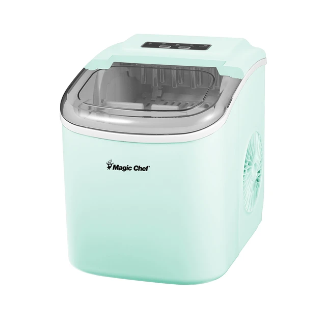Alt view image 4 of 7 - 27 lb. Portable Countertop Ice Maker in Mint Green