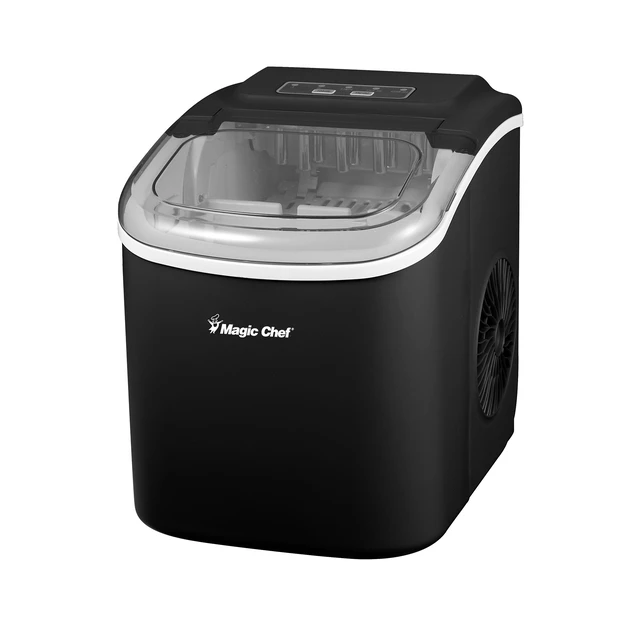 Alt view image 4 of 8 - 27 lb. Portable Countertop Ice Maker in Black