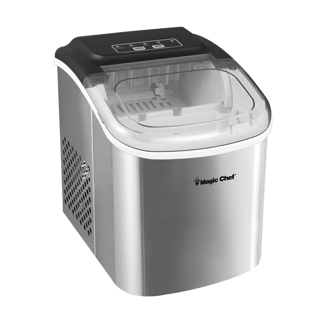 Alt view image 3 of 7 - 27 lb. Portable Countertop Ice Maker in Stainless