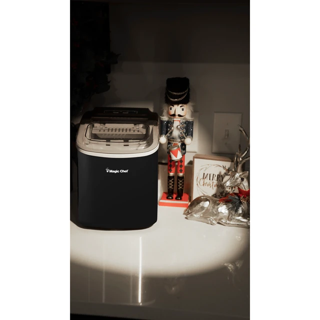 Alt view image 6 of 8 - 27 lb. Portable Countertop Ice Maker in Black