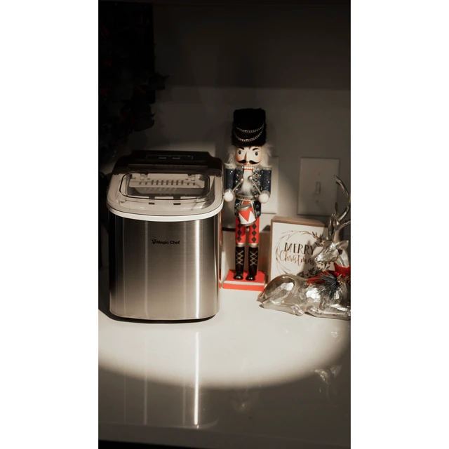 Alt view image 6 of 7 - 27 lb. Portable Countertop Ice Maker in Stainless