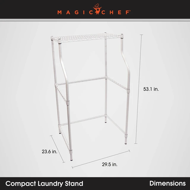 Alt view image 20 of 20 - magic chef mcsls12w compact laundry stand