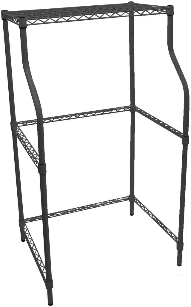 Alt view image 2 of 5 - Compact Laundry Appliance Stand in Black