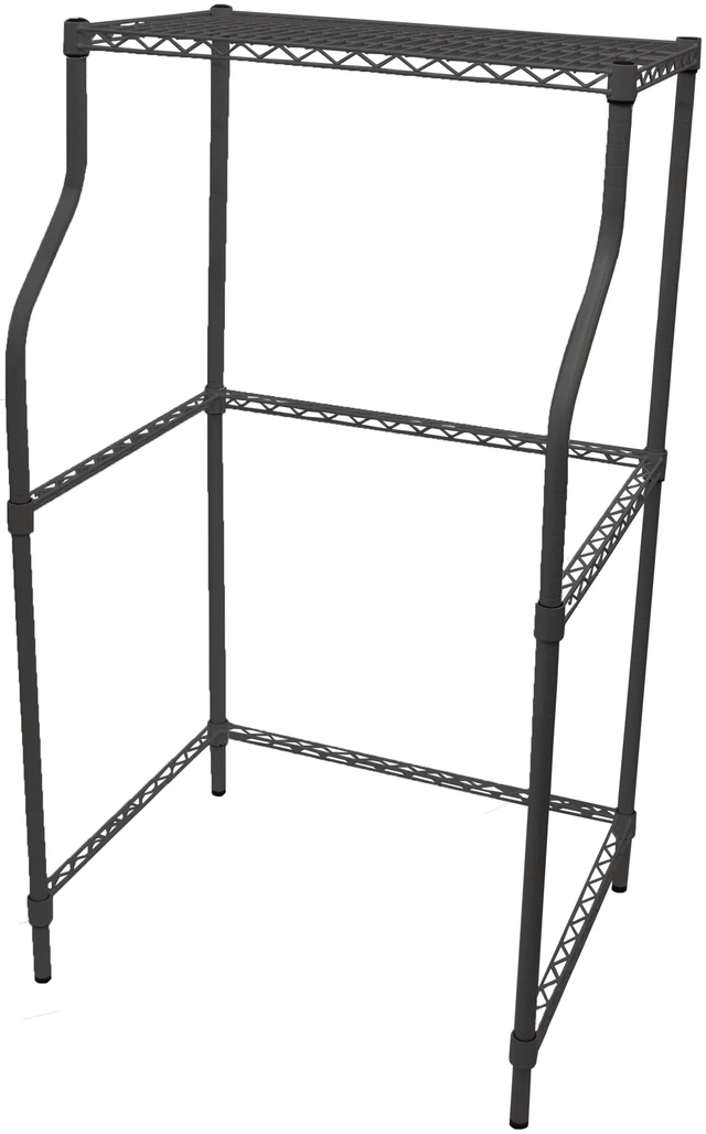 Alt view image 3 of 5 - Compact Laundry Appliance Stand in Black