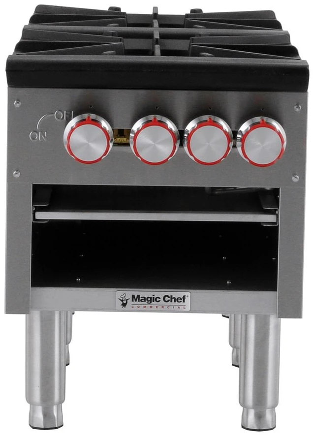 Main image of Commercial Double Stock Pot Countertop Gas Cooktop
