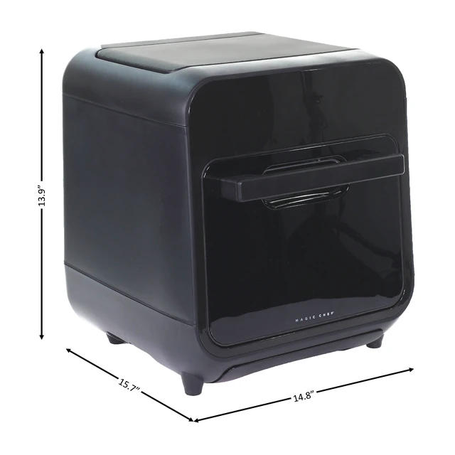 Alt view image 2 of 4 - 15.9 qt. 3-in-1 Air Fryer Oven with Steam, in Black