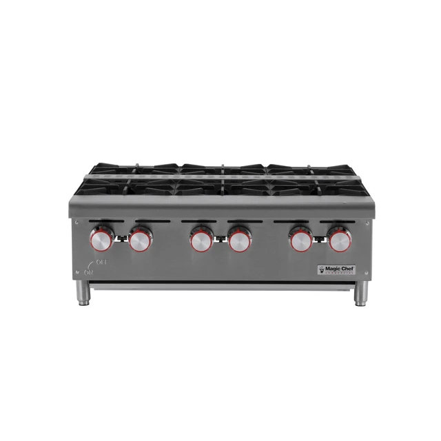 Main image of 36 in. Natural Gas Commercial Counter Hot Plate Range in Stainless Steel