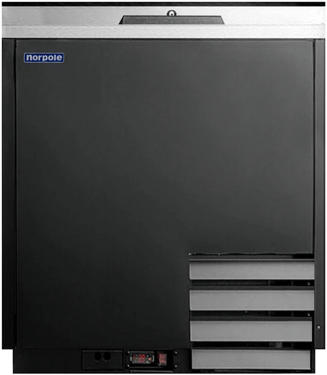 Main image of Commercial 36 in. 9.2 cu. ft. Glass Froster in Black