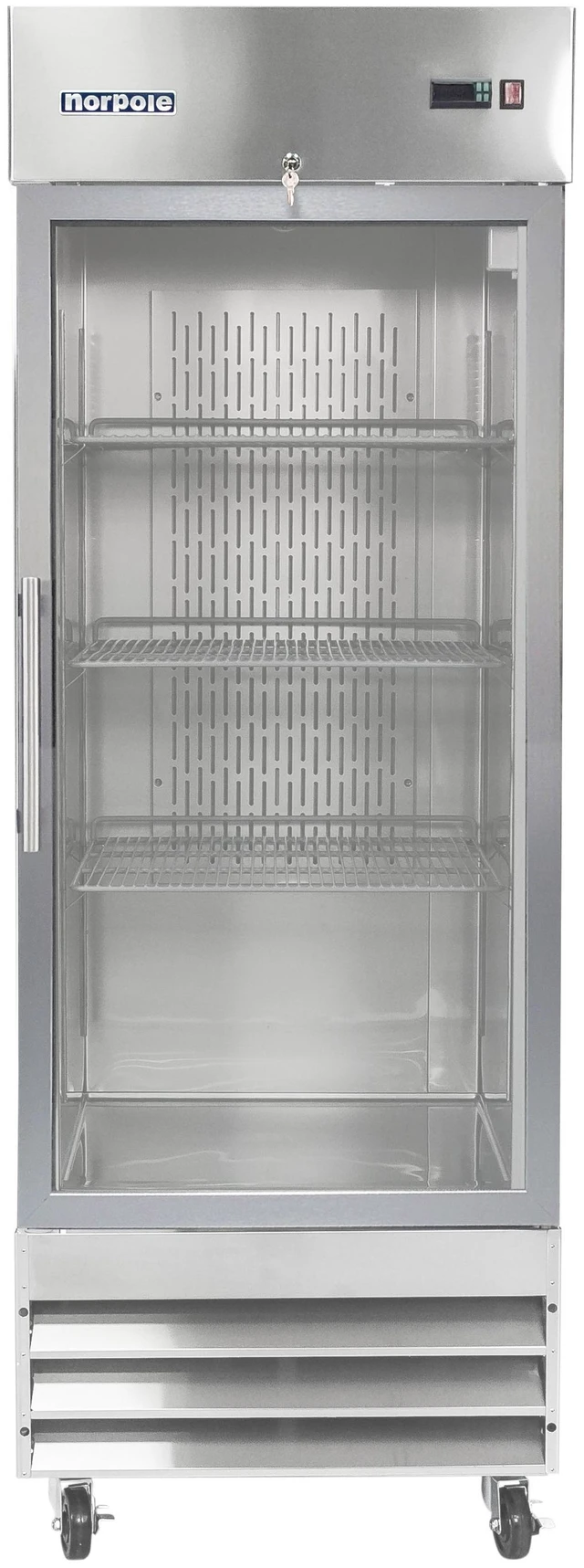 Main image of Commercial 29 in. 23 cu. ft. Frost Free Upright Freezer Reach-In Stainless Steel Door