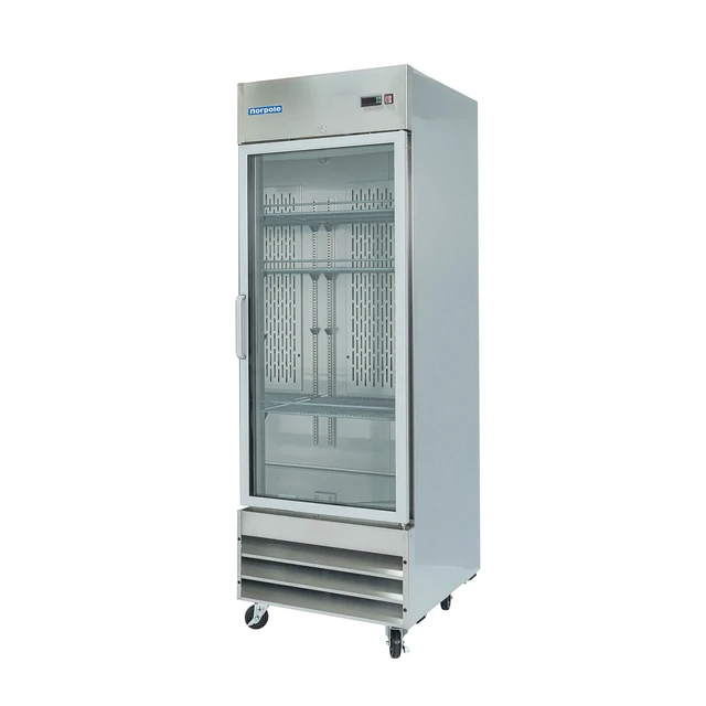 Alt view image 3 of 4 - Commercial 29 in. 23 cu. ft. Frost Free Upright Freezer Reach-In Stainless Steel Door