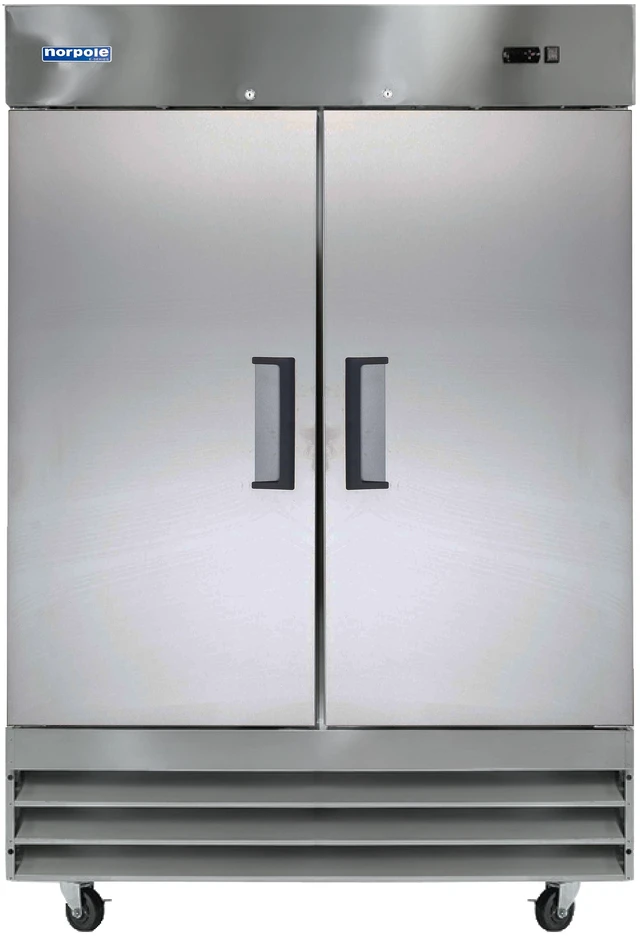 Main image of Commercial 54 in. 48 cu. ft. Frost Free 2 Door Freezer in Stainless Steel