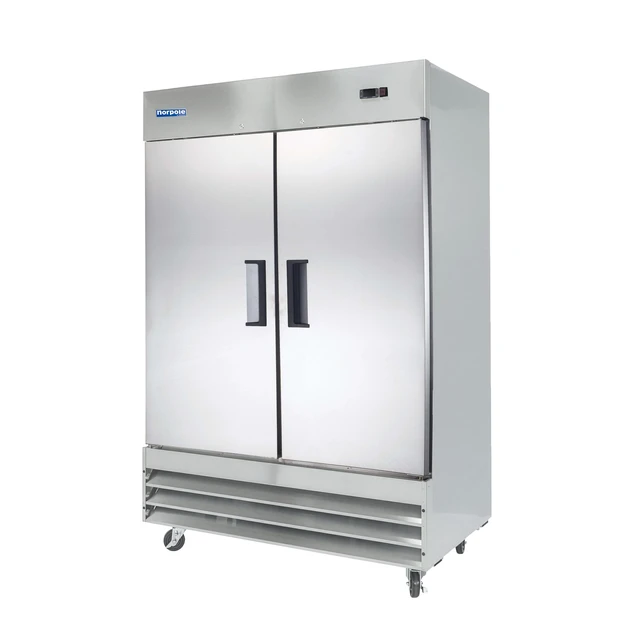 Alt view image 3 of 4 - Commercial 54 in. 48 cu. ft. Frost Free 2 Door Freezer in Stainless Steel