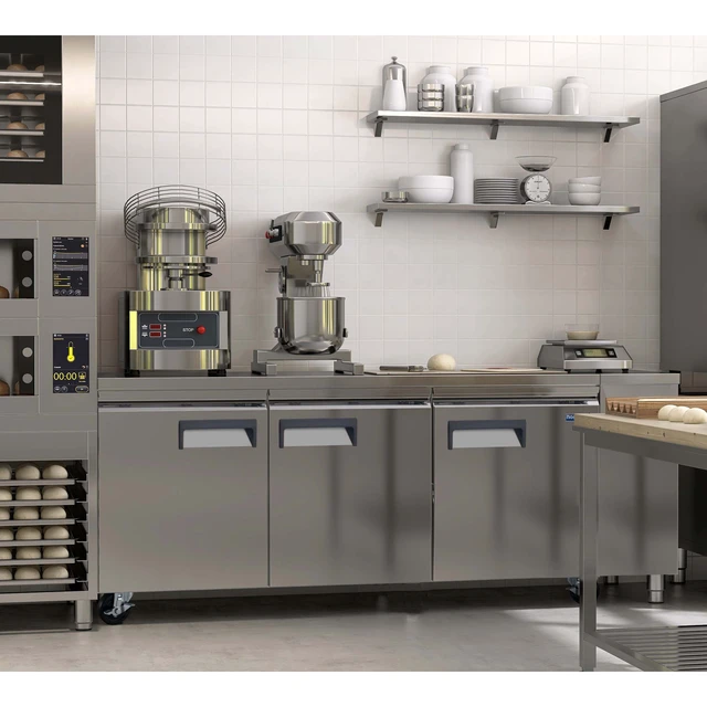 Alt view image 4 of 4 - Commercial 71 in. 19 cu. ft. Under Counter Refrigerator in Stainless Steel