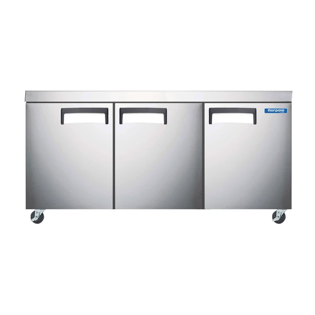 Main image of Commercial 71 in. 19 cu. ft. Under Counter Refrigerator in Stainless Steel