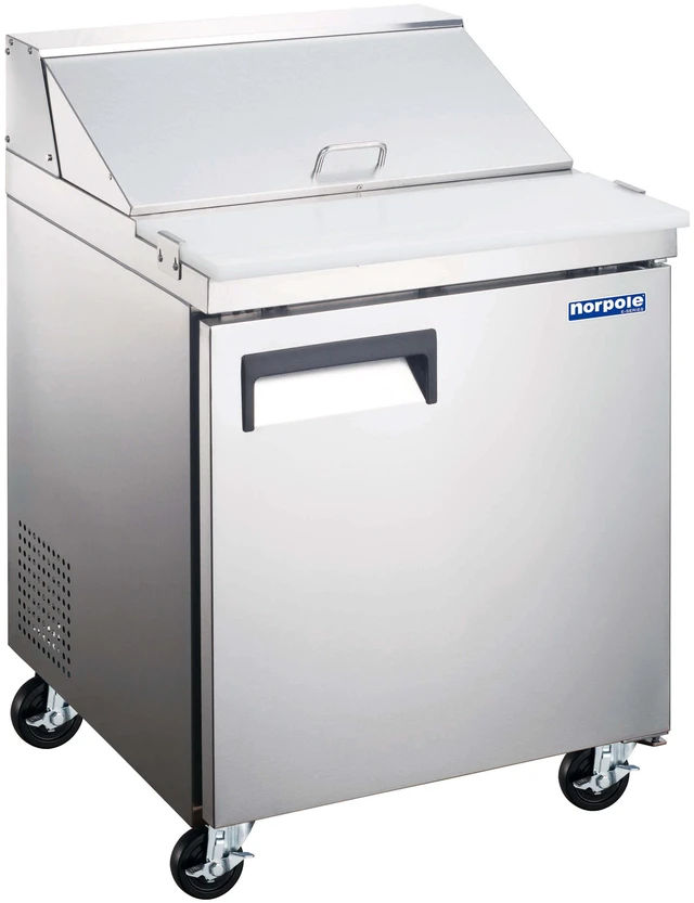 Main image of Commercial 27 in. 6 cu. ft. Single Door Refrigerator in Stainless Steel