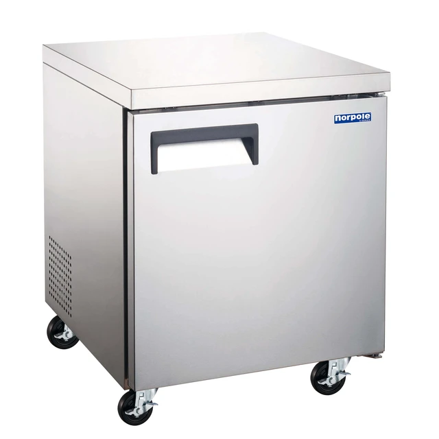 Alt view image 2 of 5 - Commercial 27 in. 6 cu. ft. Under Counter Refrigerator in Stainless Steel