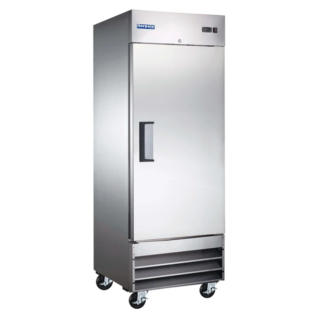 Alt view image 2 of 5 - Commercial 27 in. 23 cu. ft. Single Door Refrigerator in Stainless Steel