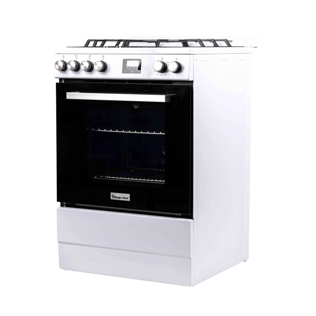 Alt view image 3 of 5 - 24 in. 4-Burner Freestanding Gas Range in White