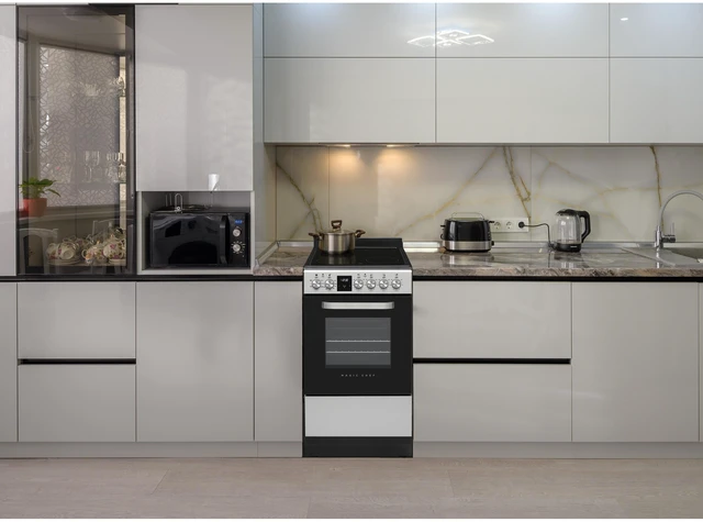 Alt view image 2 of 2 - 20 in. 4-Burner Freestanding Electric Range in Stainless Steel