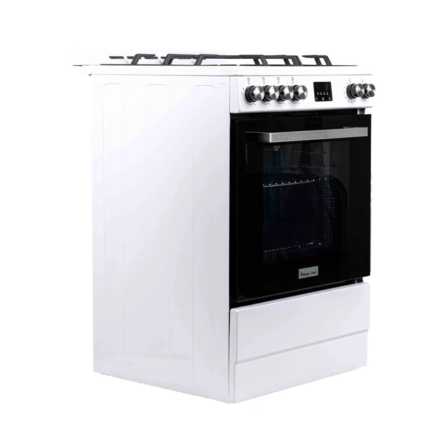 Alt view image 2 of 5 - 24 in. 4-Burner Freestanding Gas Range in White
