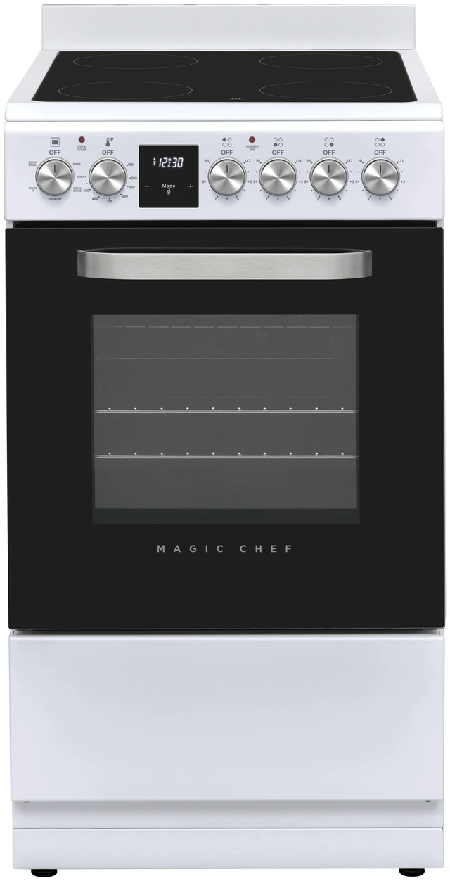 Main image of 20 in. 4-Burner Freestanding Electric Range in White