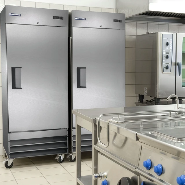 Alt view image 5 of 5 - Commercial 27 in. 23 cu. ft. Single Door Refrigerator in Stainless Steel