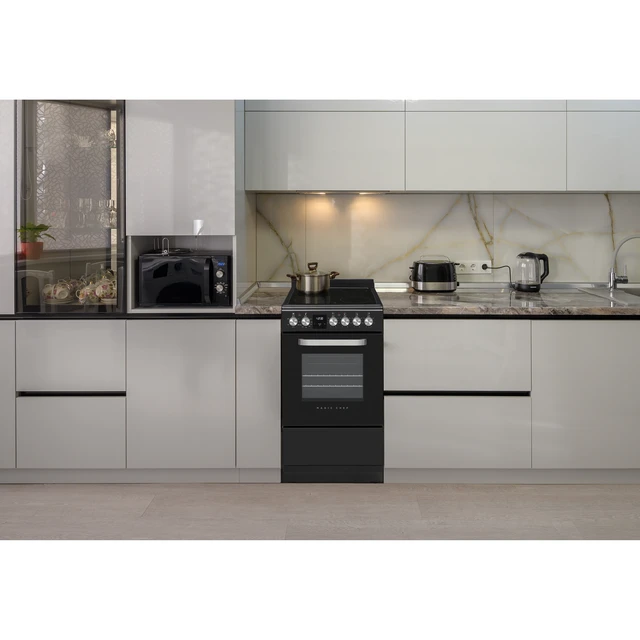 Alt view image 2 of 2 - 20 in. 4-Burner Freestanding Electric Range in Black