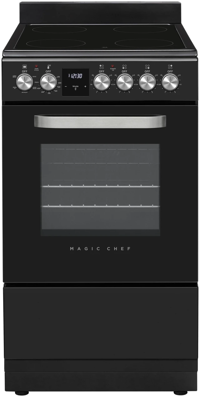 Main image of 20 in. 4-Burner Freestanding Electric Range in Black