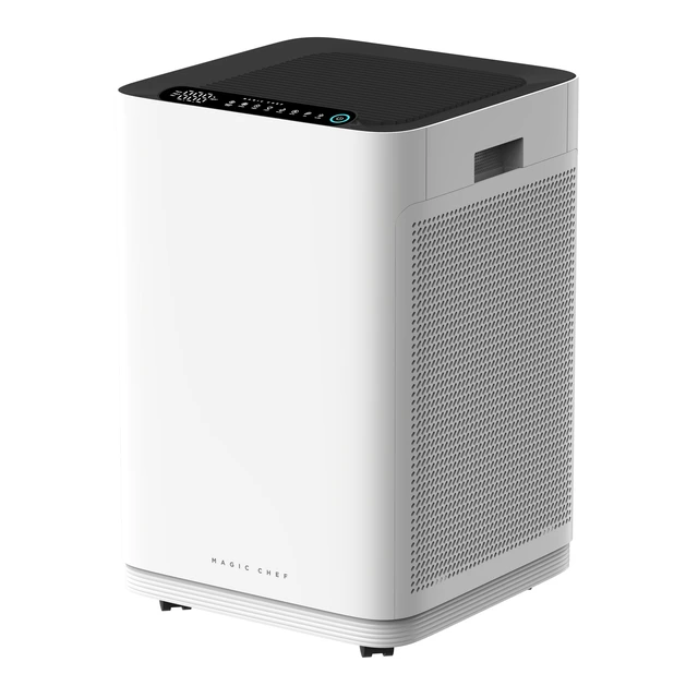 Alt view image 3 of 6 - 1937 Sq. Ft. Dual HEPA Filter Air Purifier, in White