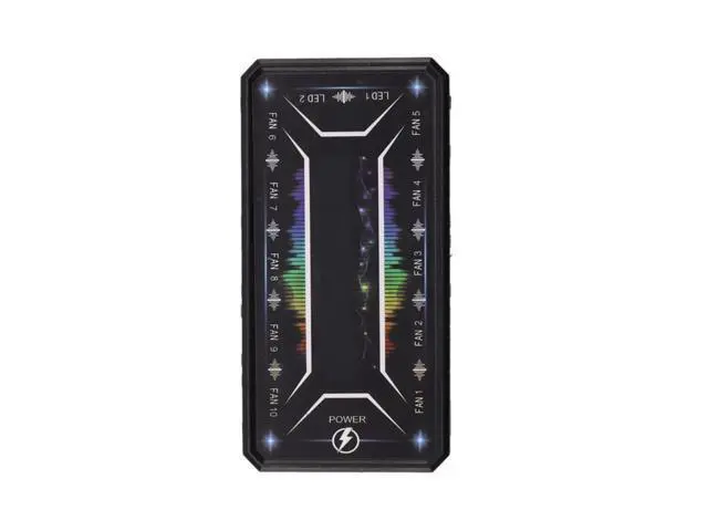 Alt view image 2 of 4 - Computer PC Case Fan Control Board RGB Fan Remote Control Switch Colors Control Panel Can Insert 10 RGB Fans(1 Controller)