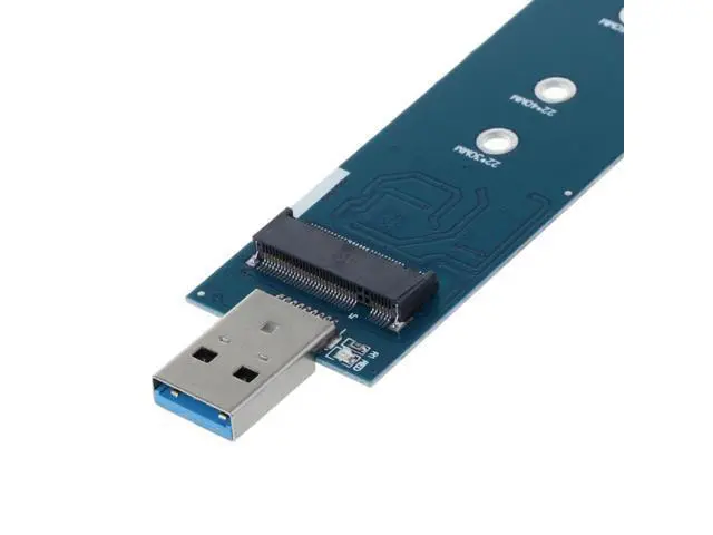 Alt view image 4 of 5 - M.2 to USB Adapter B Key M.2 SSD Adapter USB 3.0 to 2280 M2 NGFF SSD Drive Adapter Converter SSD Reader Card