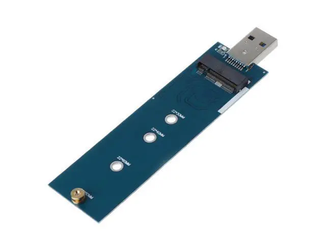 Alt view image 2 of 5 - M.2 to USB Adapter B Key M.2 SSD Adapter USB 3.0 to 2280 M2 NGFF SSD Drive Adapter Converter SSD Reader Card