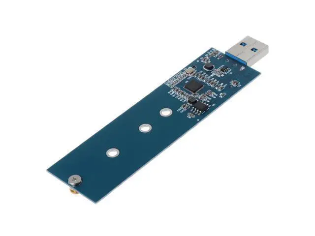 Alt view image 3 of 5 - M.2 to USB Adapter B Key M.2 SSD Adapter USB 3.0 to 2280 M2 NGFF SSD Drive Adapter Converter SSD Reader Card