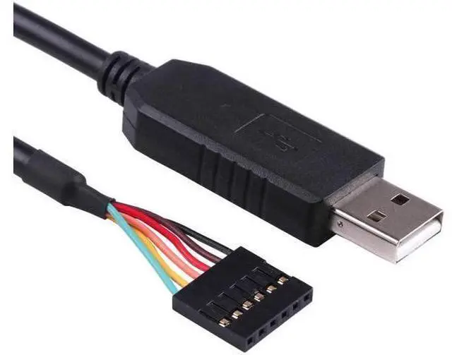 Main image of FTDI TTL-232R-3V3 USB to TTL UART Adapter Converter Serial Cable,3.3V,6 Way, USB to TTL UART Debug Cable