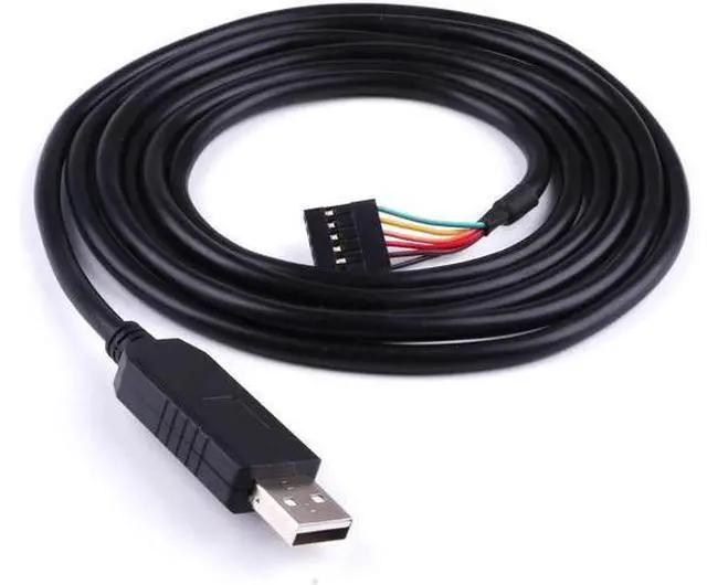 Alt view image 2 of 7 - FTDI TTL-232R-3V3 USB to TTL UART Adapter Converter Serial Cable,3.3V,6 Way, USB to TTL UART Debug Cable