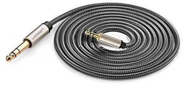 Alt view image 7 of 7 - UGREEN 6.35mm 1/4" Male to 3.5mm 1/8" Male TRS Stereo Audio Cable with Zinc Alloy Housing and Nylon Braid for iPod, Laptop,Home Theater Devices, and Amplifiers(6ft)