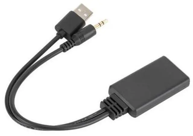Alt view image 2 of 3 - Car CD Player Stereo 3.5mm AUX Audio Output USB Wireless Bluetooth Music 5.0 Adapter Receiver
