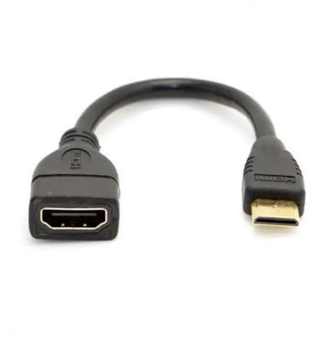 Main image of HKCY HD-059 Type C MINI HDMI Male to HDMI Female Extension for DV MP4 Camera DC DV