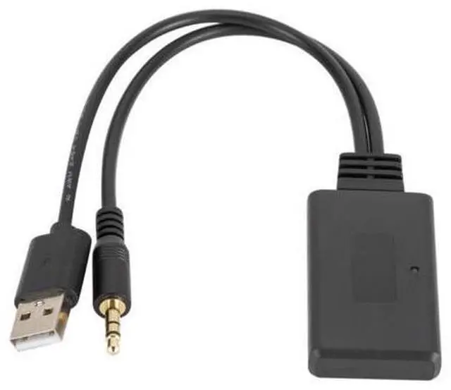 Alt view image 3 of 3 - Car CD Player Stereo 3.5mm AUX Audio Output USB Wireless Bluetooth Music 5.0 Adapter Receiver