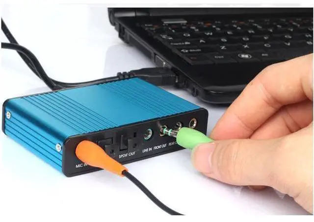 Alt view image 2 of 4 - External USB 2.0 Sound Card 6 Channel S PDIF 5.1 Optical Audio Surround Sound Card Converter for PC Laptop