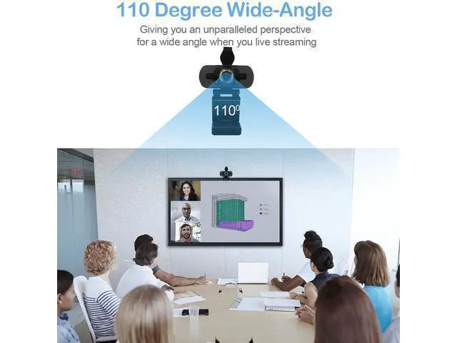 Alt view image 6 of 7 - New USB HD 1080P Computer Camera With Lens Dust Cover Webcam For Webcast Video Conference