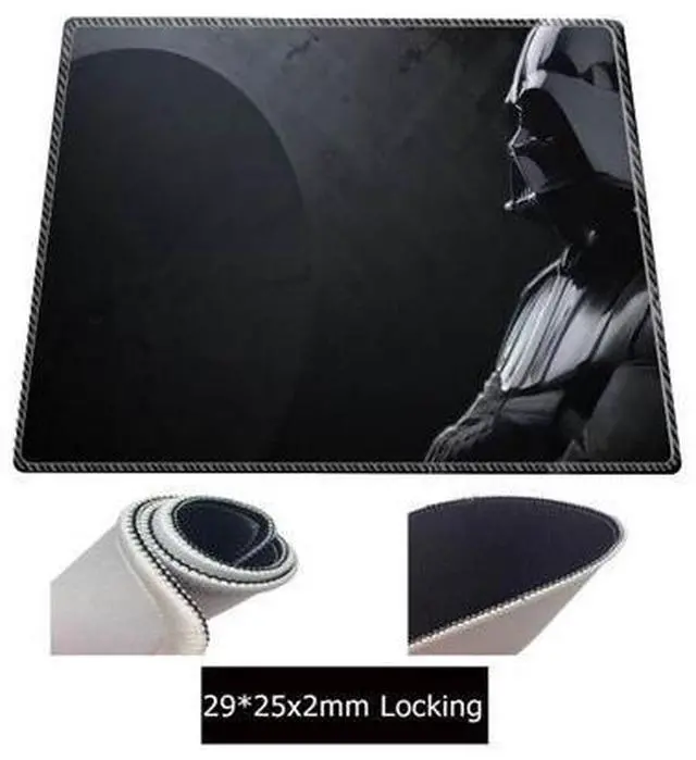 Alt view image 2 of 3 - Darth Vader Star Wars Large Mouse Pad Locking Edge Mouse Mat Gamer Computer Mouse Pad Desk Mats Mousepad for Cs Go LOL