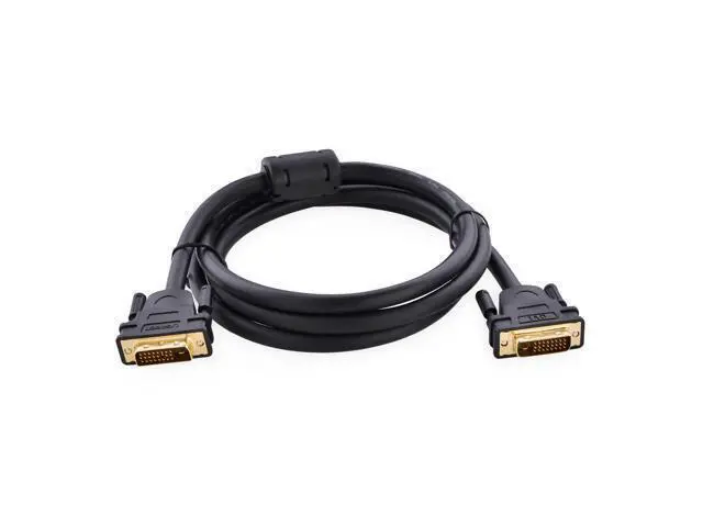 Alt view image 3 of 7 - (3.3ft/1m) DVI Extension cable,DVI-D 24+1 Dual Link Male to Male Digital Video Cable Gold Plated with Ferrite Core Support 2560x1600 and 3D for Gaming, DVD, Laptop, HDTV and Projector, 11672