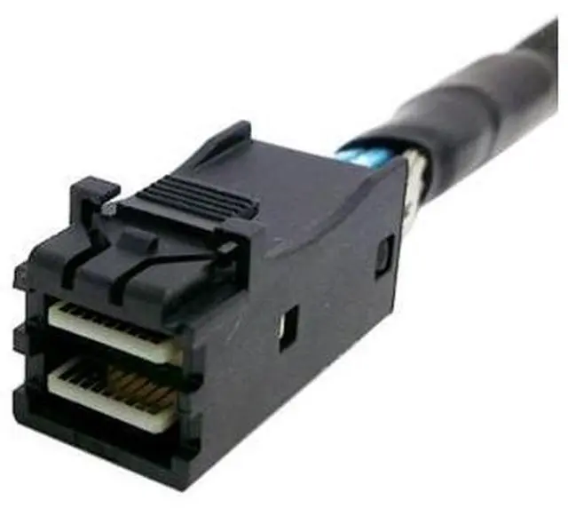 Alt view image 2 of 7 - CY U.2 U2 SFF-8639 NVME PCIe SSD Cable for Mainboard SSD M.2 SFF-8643 Mini SAS HD SF-093-0.5M